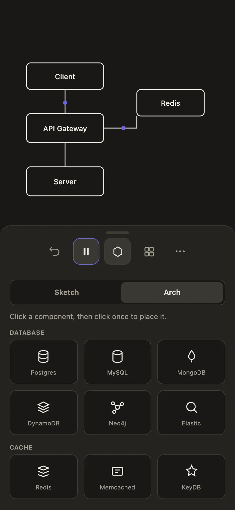 DrawLapse phone sheet opened halfway