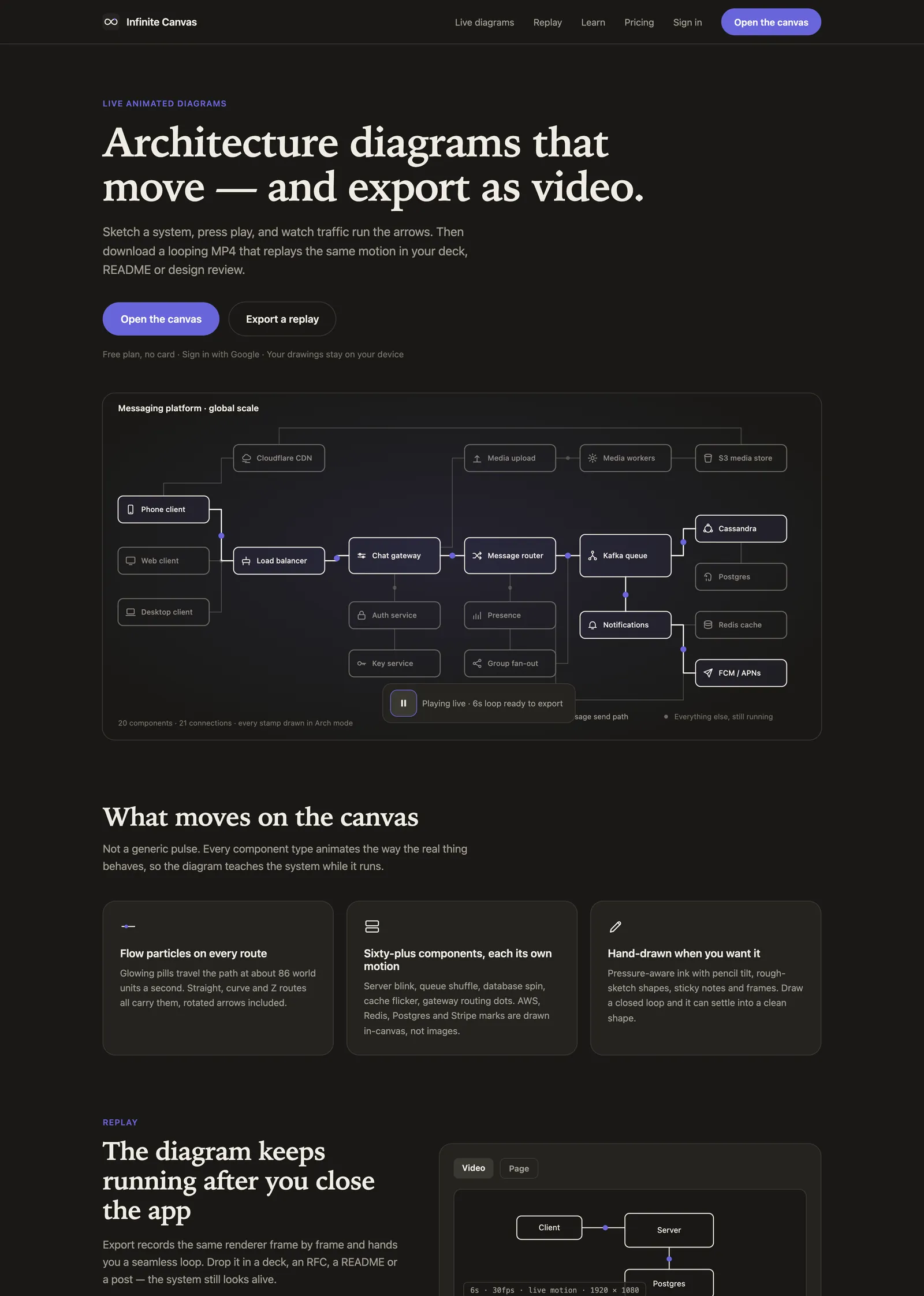 DrawLapse marketing home at desktop width